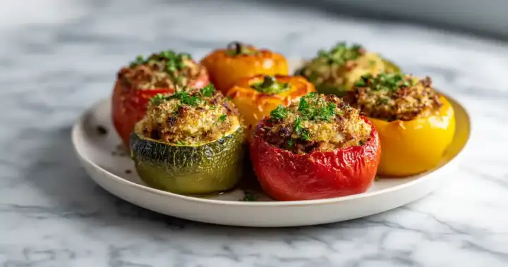 Petits farcis végétariens - la recette simple et réussie